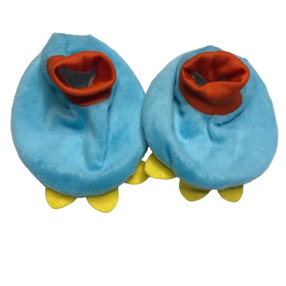 Lil Monster Costume infant Toddler Medium 12-18 months dress up hat‎ blue snap